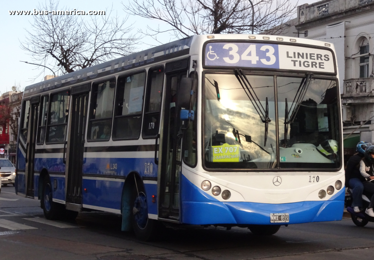 Mercedes-Benz OH 1618 L SB - Metalpar Iguazú 2010 PH 66 - Cía.Noroeste
MMX 899

Línea 343 (ramal x 707 Amarillo - Prov.Buenos Aires , dentro del partido de San isidro), interno 170


Nuevo recorrido de la línea 343, desde el viernes pasado 5 de junio de 2026, que debería seguir siendo línea 707  ya que discurre dentro del municipio de San Isidro


