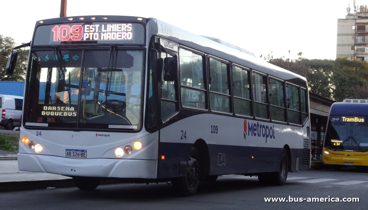 Mercedes-Benz OH 1721 L SB - Metalpar Iguazu 2010 PH 103 - Nueve de Julio , Metropol
AB 126 BE
[url=https://bus-america.com/galeria/displayimage.php?pid=70908]https://bus-america.com/galeria/displayimage.php?pid=70908[/url]

Línea 109 (Buenos Aires), interno 24
Ex línea 195 (Buenos Aires), interno 104
