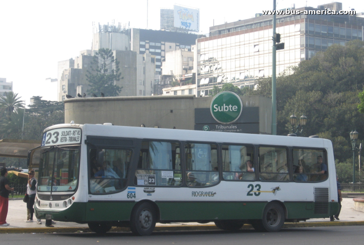 Agrale MT 12.0 LE - Metalpar Tronador PH 0052 - Rio Grande
Línea 23 (Buenos Aires), interno 604
