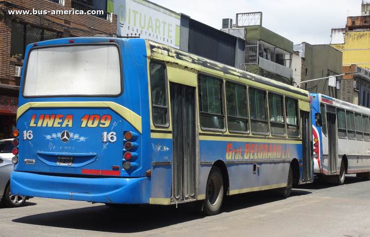 Mercedes-Benz OF 1418 - Metalpar Tronador 2010 - Gral.Belgrano
KJR 410
[url=https://bus-america.com/galeria/displayimage.php?pid=69114]https://bus-america.com/galeria/displayimage.php?pid=69114[/url]

Línea 109 (Prov.Tucuman), interno 16
