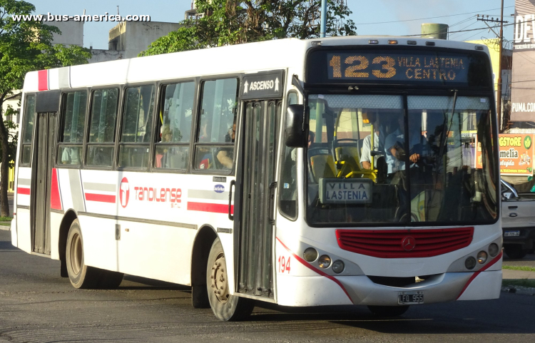 Mercedes-Benz OF 1418 - Metalpar Tronador 2010 - Tandilense
LFQ 955

Línea 123 (Tucumán), interno 194
