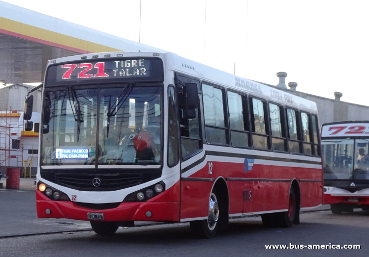 Mercedes-Benz OF 1418 - Metalpar Tronador 2010 - MOGPSA
OIM 787

Línea 721 (Pdo. Tigre), interno 12

