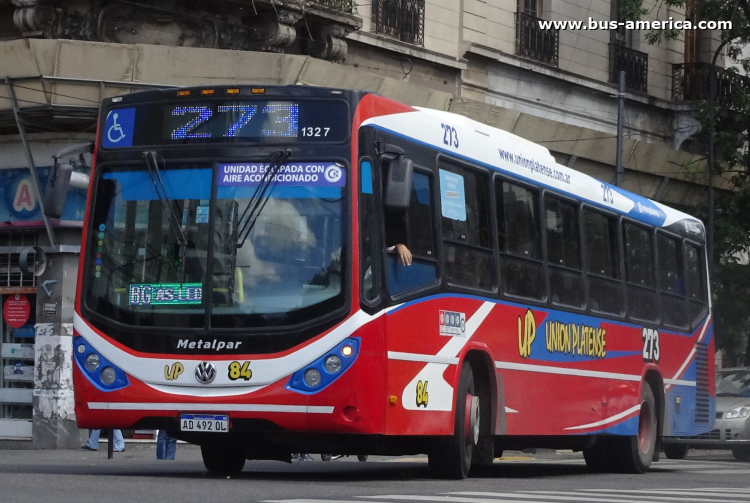 Volkswagen 18.280 OT LE - Metalpar Iguazu Nueva Generación PH 118 - Unión Platense
AD 492 OL
[url=https://bus-america.com/galeria/displayimage.php?pid=70088]https://bus-america.com/galeria/displayimage.php?pid=70088[/url]
[url=https://bus-america.com/galeria/displayimage.php?pid=70093]https://bus-america.com/galeria/displayimage.php?pid=70093[/url]
[url=https://bus-america.com/galeria/displayimage.php?pid=70094]https://bus-america.com/galeria/displayimage.php?pid=70094[/url]

Línea 273 (Prov. Buenos Aires), interno 84 (1327)
