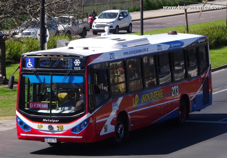 Volkswagen 18.280 OT LE - Metalpar Iguazu Nueva Generación PH 118 - Unión Platense
AD 603 TC
[url=https://bus-america.com/galeria/displayimage.php?pid=70091]https://bus-america.com/galeria/displayimage.php?pid=70091[/url]

Línea 273 (Prov.Buenos Aires), interno 75 (1325)
