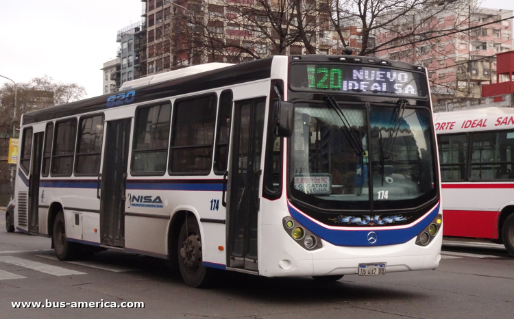 Mercedes-Benz O 500 U - Metalpar Iguazú Nueva Generación PH 107 - NISA
AB 617 DB

Línea 620 (Pdo.La Matanza), interno 174
Ex línea 382 (Prov.Bs.As.), interno 409
