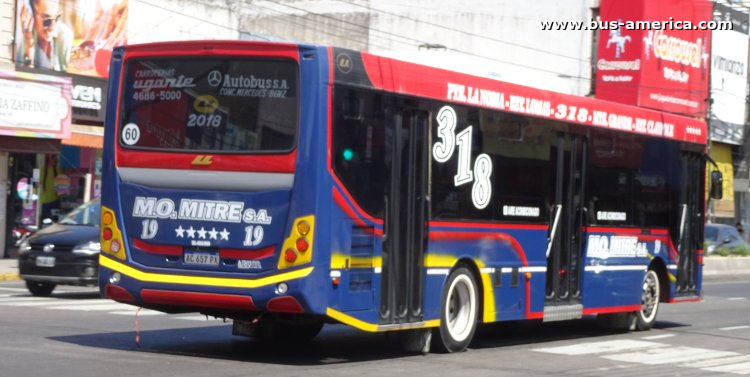 Mercedes-Benz OH 1721 L SB - Ugarte Europeo - M.O.Mitre
AC 657 PX
[url=https://bus-america.com/galeria/displayimage.php?pid=66109]https://bus-america.com/galeria/displayimage.php?pid=66109[/url]

Línea 318 (Prov. Buenos Aires), interno 19
