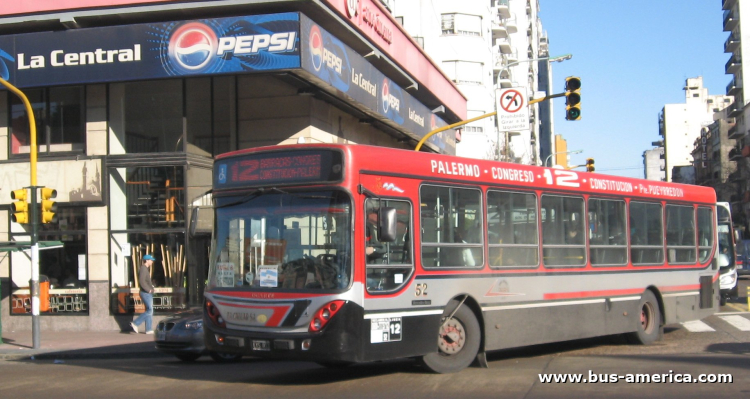 Mercedes-Benz O 500 U - Ugarte Europeo - T.A.Callao
EYS 033

Línea 12 (Buenos Aires), interno 52
