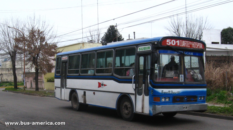 Mercedes-Benz OF 1214 - Ugarte 1 - 11 de Junio
TJR 400 - ex patente C.1598665

Línea 501 (Pdo.Luján), interno 8
