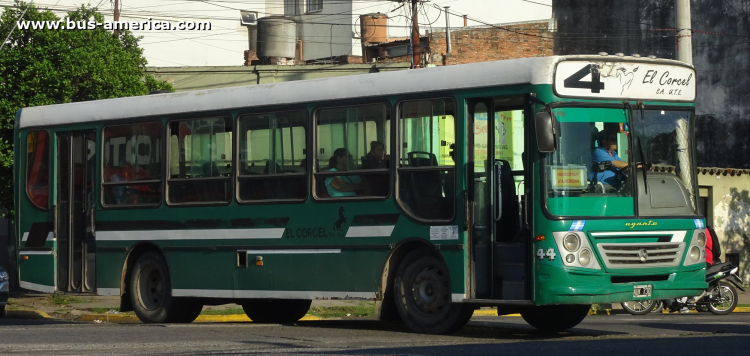 Mercedes-Benz OF 1418 - Ugarte Amercano 2007 - El Corcel UTE
NUK 730

Línea 4 (S.M.Tucumán), interno 44
