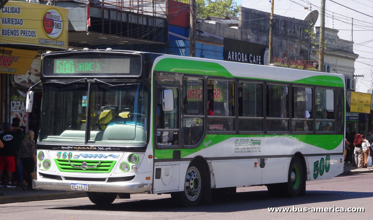 Mercedes-Benz OF 1621 - Ugarte Americano 2007 - SJBSA
AC 240 IG

Línea 506 (Pdo.F.Varela), interno 769
