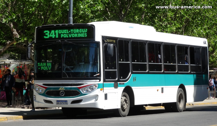 Mercedes-Benz OF 1621 - Ugarte Americano - EPELSA
AE 575 MA

Línea 341 (Prov. Buenos Aires), interno 04

