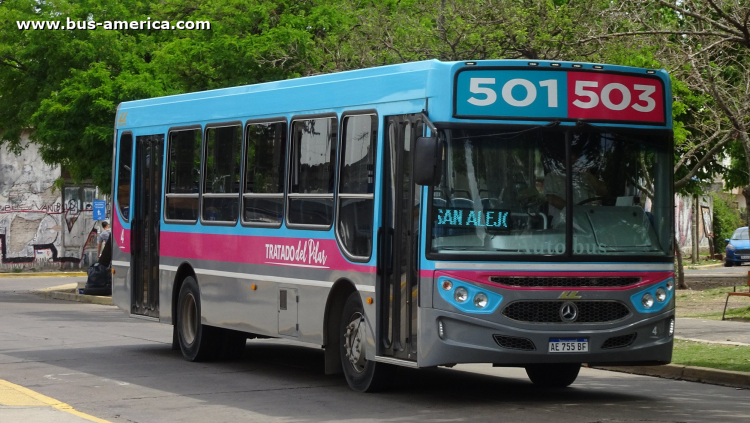 Mercedes-Benz OF 1621 - Ugarte Americano - Tratado del Pilar
AE 755 BF

Línea 501 (Pdo. Pilar), interno 4
