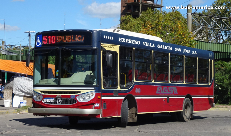 Mercedes-Benz OF 1621 - Ugarte Americano - EVGSA
AD 672 UH
[url=https://bus-america.com/galeria/displayimage.php?pid=56755]https://bus-america.com/galeria/displayimage.php?pid=56755[/url]

Línea 510 (Pdo. A.Brown), interno 400

