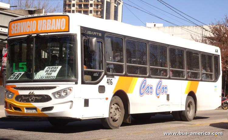 Mercedes-Benz OF 1621 - Ugarte Americano - Car Cor
AH 970 LD

Línea 5B (Villa Carlos Paz), interno 416
