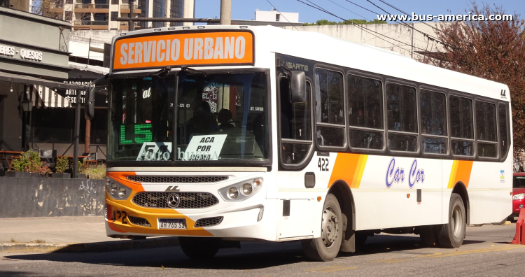 Mercedes-Benz OF 1621 - Ugarte Americano - Car Cor
AH 765 SS

Línea 5B (Villa Carlos Paz), interno 422
