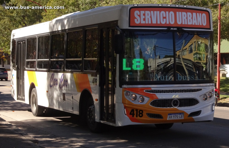 Mercedes-Benz OF 1621 - Ugarte Americano - Car Cor
AH 970 LB

Línea 8 (Villa Carlos Paz), interno 418
