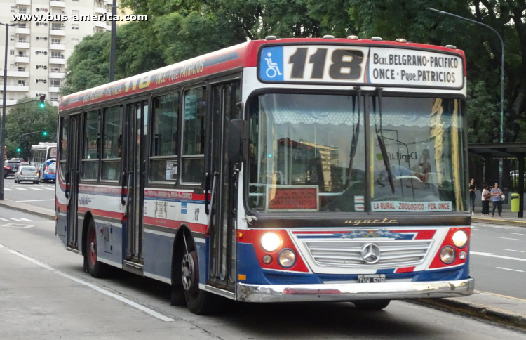 Mercedes-Benz OH 1618 L SB - Ugarte Mini Europeo - M.O. Barrancas de Belgrano
IVW 508

Línea 118 (Buenos Aires), interno 17
