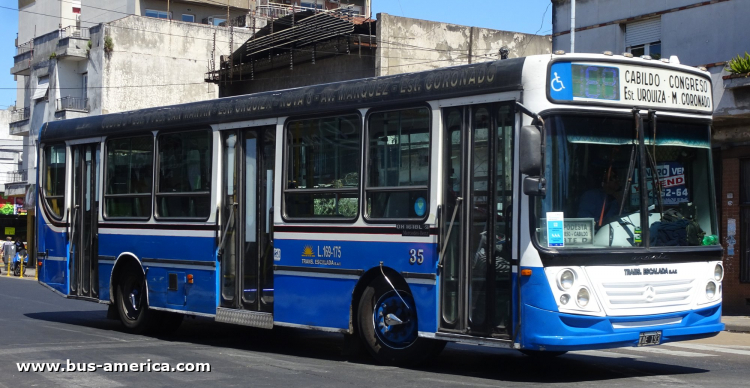 Mercdes-Benz OH 1618 L SB - Ugarte Mini Europeo - Transp. Escalada
KAE 193

Línea 169 (Buenos Aires), interno 35
