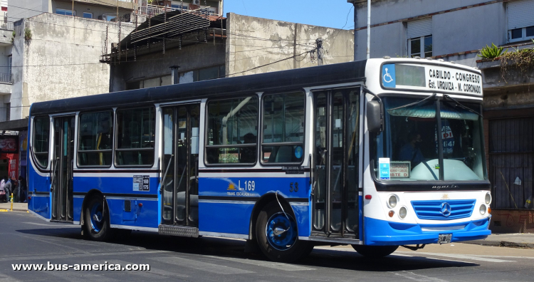 Mercdes-Benz OH 1618 L SB - Ugarte Mini Europeo - Transp. Escalada
JFF 219

Línea 169 (Buenos Aires), interno 53
