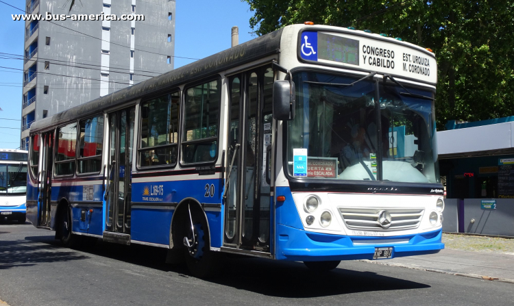 Mercdes-Benz OH 1618 L SB - Ugarte Mini Europeo - Transp. Escalada
KNP 887

Línea 169 (Buenos Aires), interno 20
