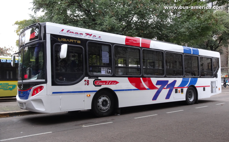Mercedes-Benz OH 1621 L SB - Ugarte Mini Europeo H6B3 - Línea 71
AI 393 WK
[url=https://bus-america.com/galeria/displayimage.php?pid=70767]https://bus-america.com/galeria/displayimage.php?pid=70767[/url]

Línea 71 (Buenos Aires), interno 78
