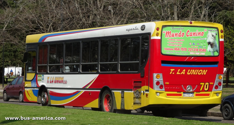 Mercedes-Benz OH 1621 L SB - Ugarte Mini Europeo 2007 - La Unión
AA 792 LR

Línea 202 (Prov. Buenos Aires), interno 70
