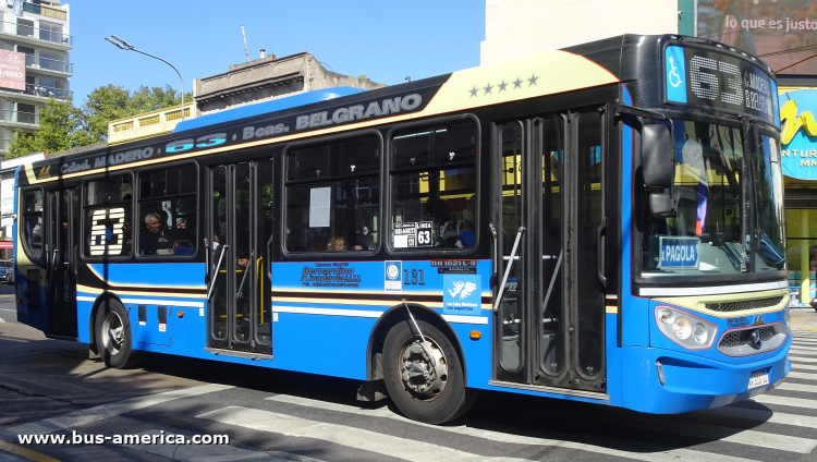 Mercedes-Benz OH 1621 L SB - Ugarte Mini Europeo 101 - Bernardino Rivadavia
AF 318 IC
[url=https://bus-america.com/galeria/displayimage.php?pid=67126]https://bus-america.com/galeria/displayimage.php?pid=67126[/url]

Línea 63 (Buenos Aires), interno 131

