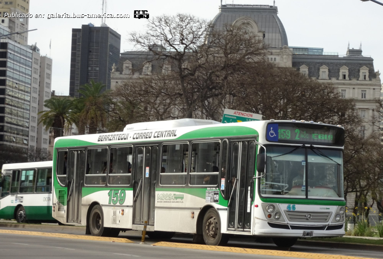 Mercedes-Benz OH 1718 L SB - Ugarte Europeo - MOQSA
OVF 928

Línea 159 (Buenos Aires), interno 46
