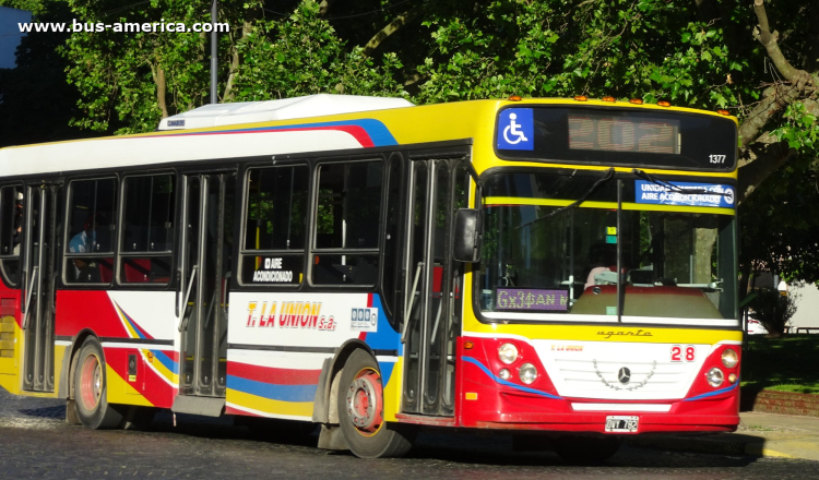 Mercedes-Benz OH 1718 L SB - Ugarte Europeo 2007 - La Unión
OVY 782

Línea 202 (Prov. Buenos Aires), interno 28 (1377)
