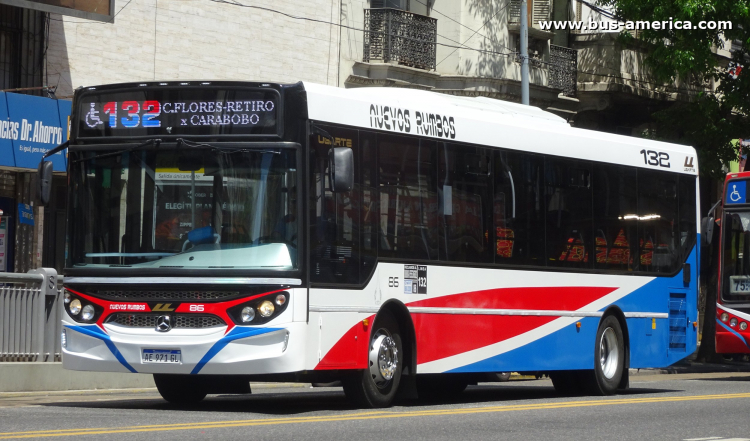 Mercedes-Benz OH 1721 L SB - Ugarte Europeo - Nuevos Rumbos
AE 971 GL

Línea 132 (Buenos Aires), interno 86
