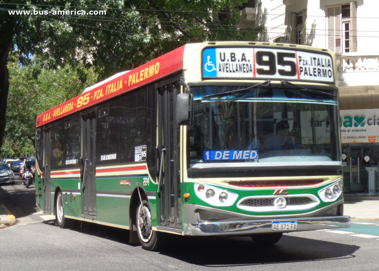 Mercedes-Benz OH 1721 L SB - Ugarte Europeo 109 - Antartida Argentina
AE 571 FA

Línea 95 (Buenos Aires), interno 224
