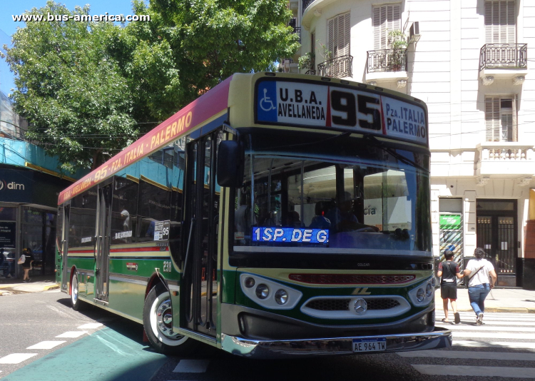 Mercedes-Benz OH 1721 L SB - Ugarte Europeo 109 - Antartida Argentina
AE 964 TW

Línea 95 (Buenos Aires), interno 238
