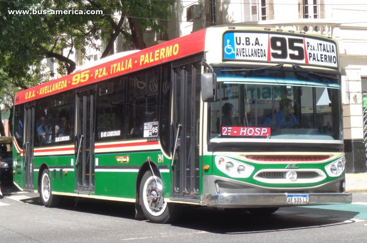 Mercedes-Benz OH 1721 L SB - Ugarte Europeo 109 - Antartida Argentina
AE 535 LZ

Línea 95 (Buenos Aires), interno 214
