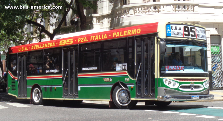 Mercedes-Benz OH 1721 L SB - Ugarte Europeo 109 - Antartida Argentina
AF 111 VC

Línea 95 (Buenos Aires), interno 250
