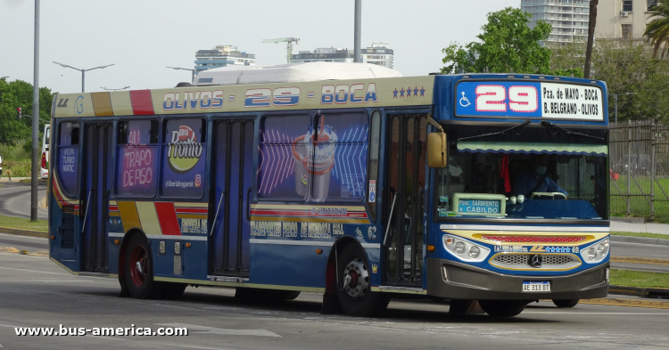 Mercedes-Benz OH 1721 L SB - Ugarte Europeo - Emp.Pedro de Mendoza
AE 313 DT
[url=https://bus-america.com/galeria/displayimage.php?pid=57173]https://bus-america.com/galeria/displayimage.php?pid=57173[/url]
[url=https://bus-america.com/galeria/displayimage.php?pid=57175]https://bus-america.com/galeria/displayimage.php?pid=57175[/url]

Línea 29 (Buenos Aires), interno 62
