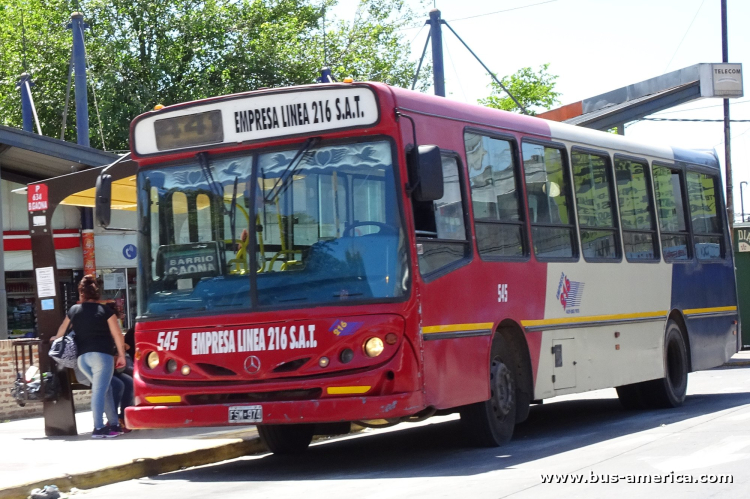 Mercedes-Benz OF 1417 - BiMet Corbus - Emp.Linea 216
FSM 974

Línea 634 (Pdo. Morón), interno 545
Cumplida con cartelera línea 441 (Prov.Buenos Aires)
