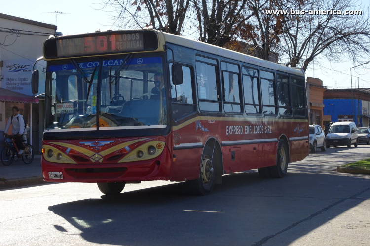 Mercedes-Benz OF 1418 - BiMet Corbus - Exp. Emp. Lobos
GHP 361

Línea 501 (Pdo. Lobos), interno 33
