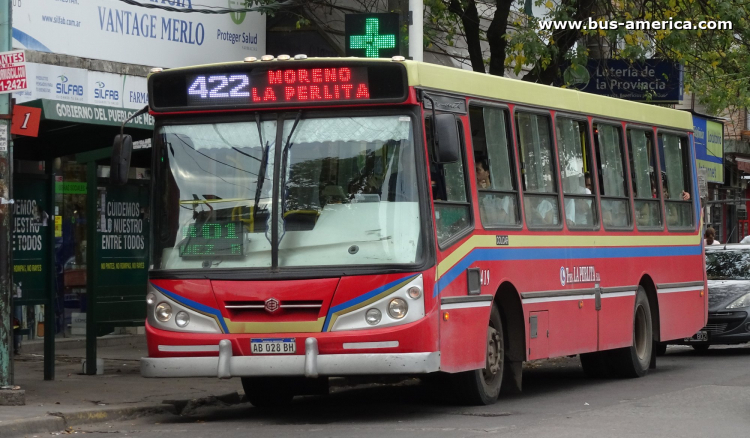 Mercedes-Benz OF 1621 - BiMet 2010 - La Pelita
AB 028 BH

Línea 422 (Prov. Buenos Aires), interno 419
