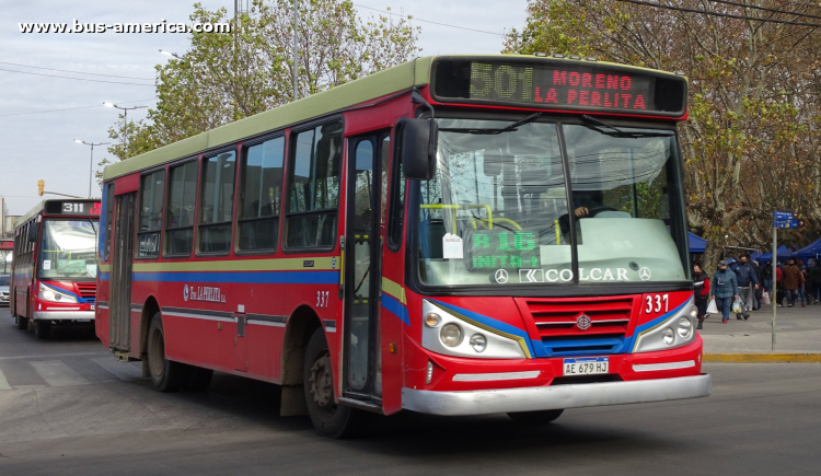 Mercedes-Benz OF 1621 - BiMet 2010 - La Pelita
AE 679 HJ

Línea 501 (Pdo. Moreno), interno 337
