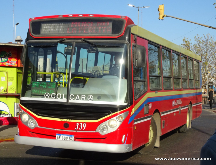 Mercedes-Benz OF 1621 - BiMet - La Pelita
AE 809 BX
[url=https://bus-america.com/galeria/displayimage.php?pid=57983]https://bus-america.com/galeria/displayimage.php?pid=57983[/url]

Línea 501 (Pdo. Moreno), interno 339
