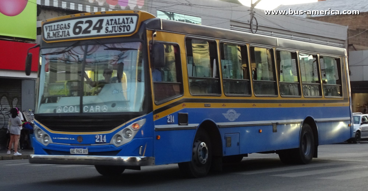 Mercedes-Benz OF 1621 - BiMet - La Cabaña
AE 961 AY

Línea 624 (Pdo. La Matanza), interno 214
