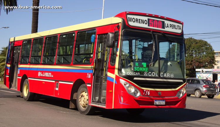Mercedes-Benz OF 1621 - BiMet Corbus OF 1621 U - La Pelita
AI 050 WJ

Línea 500 (Pdo. Gral.Rodriguez), interno 716
