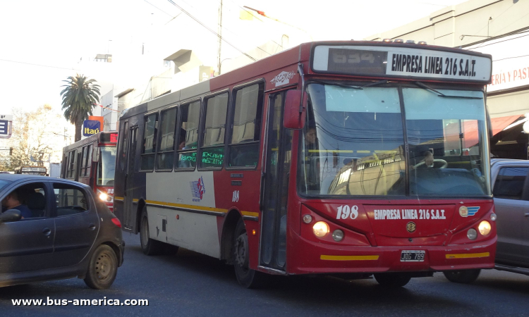 Mercedes-Benz OH 1618 L SB - BiMet 2010 - Emp.Linea 216
JQG 789

Línea 634 (Pdo. Morón), interno 198
