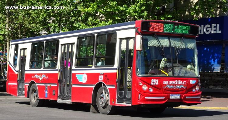 Mercedes-Benz OH 1621 L SB - BiMet 2010 28/10 - Línea 216
AE 855 LK

Línea 269 (Prov. Buenos Aires), interno 253
