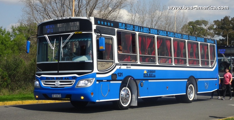 Mercedes-Benz OF 1621 - Italbus Bello - Ruta Bus
AE 110 IA

Ruta Bus (Prov. Buenos Aires), interno 121
