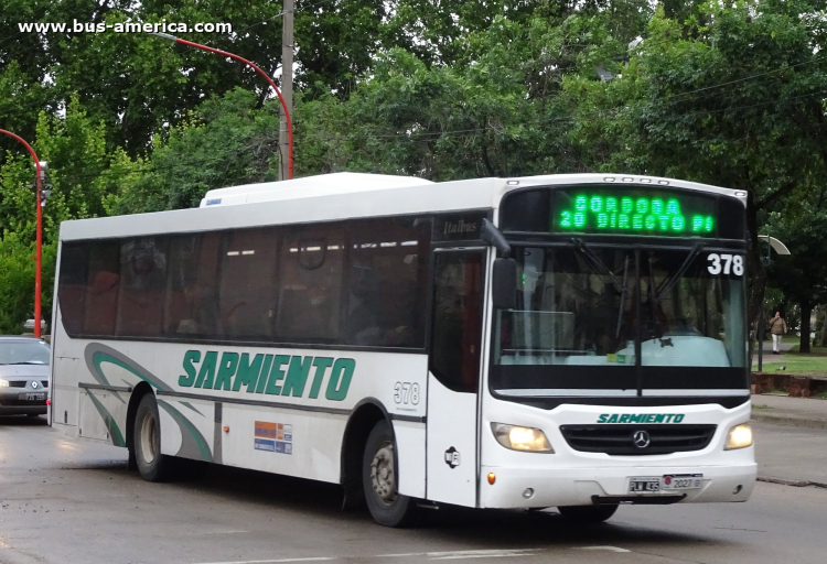 Mercedes-Benz OF 1722 - Italbus Bello - Sarmiento
PLW 435
[url=https://bus-america.com/galeria/displayimage.php?pid=59910]https://bus-america.com/galeria/displayimage.php?pid=59910[/url]
[url=https://bus-america.com/galeria/displayimage.php?pid=59911]https://bus-america.com/galeria/displayimage.php?pid=59911[/url]

Sarmiento (Prov. Córdoba), interno 378, patente provincial 2027
