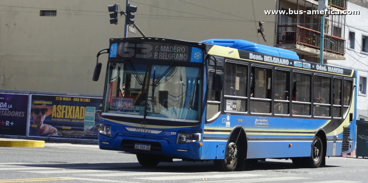 Mercedes-Benz OH 1621 L SB - Italbus Tropea Ital 89-20 - Bernardino Rivadavia
AE 709 AU

Línea 63 (Buenos Aires), interno 151
