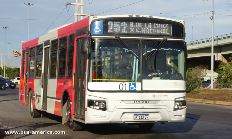 Mercedes-Benz OH 1721 L SB - Italbus Tropea - Mendotran , Maipú
AF 113 VK
[url=https://bus-america.com/galeria/displayimage.php?pid=61585]https://bus-america.com/galeria/displayimage.php?pid=61585[/url]

Línea 252 (Mendotran, Prov.Mendoza), interno 01
