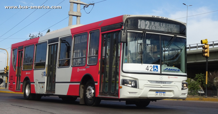 Mercedes-Benz OH 1721 L SB - Italbus Tropea - Mendotran , Maipú
AF 325 RG

Línea 202 (Mendotran, Prov.Mendoza), interno 42
