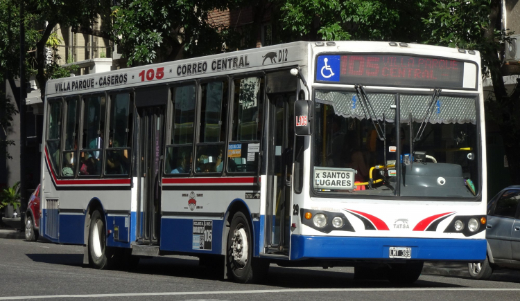 TATSA Puma D 12 - América
LMT 368

Línea 105 (Buenos Aires), interno 29
